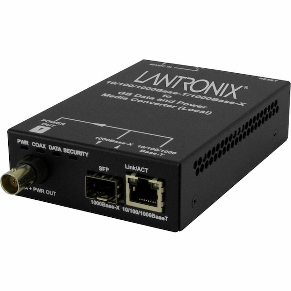 Transition Networks ETHERNET OVER COAX, GB RJ45/SFP-TO-BNC POE+ LOCAL UNIT EOCPSE4020-110 - main