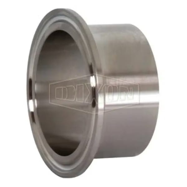 Dixon Long Weld Ferrule, 4 in, 316L SS, Domestic L14AM7X-R400 - main