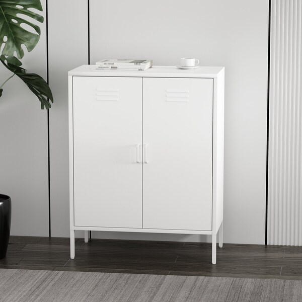 Manhattan Comfort Naomi 31.5in Accent Cabinet in White AF006-WH - main