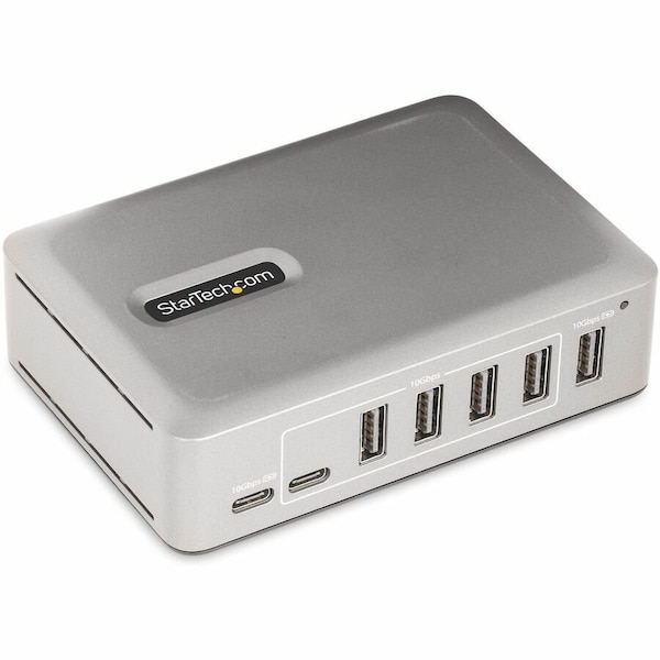 Startech.Com 7-PORT USB-C HUB - 5X USB-A + 2X USB-C - SELF-POWERED W/ 65W POWER SUPPLY - USB 10G5A2CS-USB-C-HUB - main