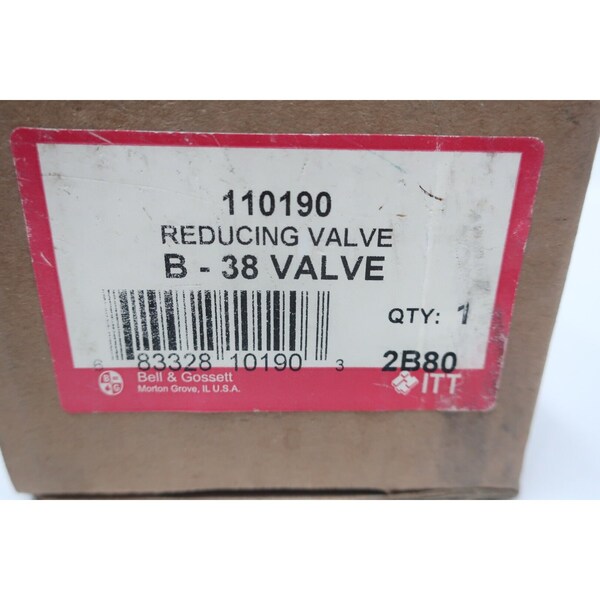 Bell & Gossett PRESSURE REDUCING VALVE 1/2IN NPT 110190 B-38 - main