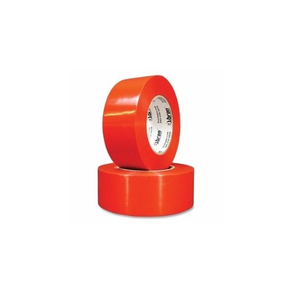 Bron Tapes Utility Grade Polyethylene Tape, BT-4014P, 48 mm W x 55 m L, Straight Edge, Red, 24PK 978-129526 - main