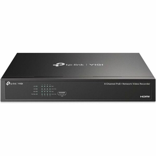 Tp-Link TP Link VIGI NVR1008H-8MP - VIGI 8 Channel PoE Network Video Recorder VIGINVR1008H8MP - main