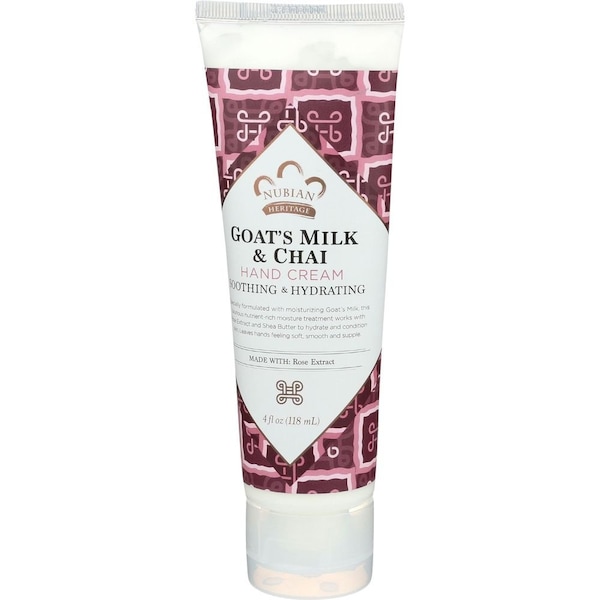 Nubian Heritage Goats Milk and Chai Hand Cream, 4 Ounce, 3PK 764302123118 - main