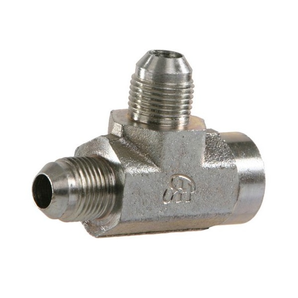 Bailey JIC TO PIPE RUN TEE 3/8 JIC 9/16 in -18 thread x 3/8 NPTF x 3/8 in JIC, FG2606 FG2606-06-06-06 - main