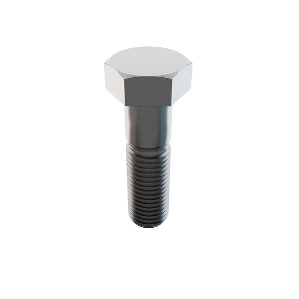 Zoro Select 18-8, 1"-8 Hex Head Cap Screw, Plain Stainless Steel, 3-1/2 in L, 5 PK 1-H-100C-350 - main