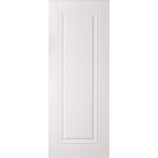 Sartodoors Slab Door Panel 18 x 84 inches, BASIC 9111 White, Bathroom Bedroom Doors BASIC9111S-SKIN-1884 - main