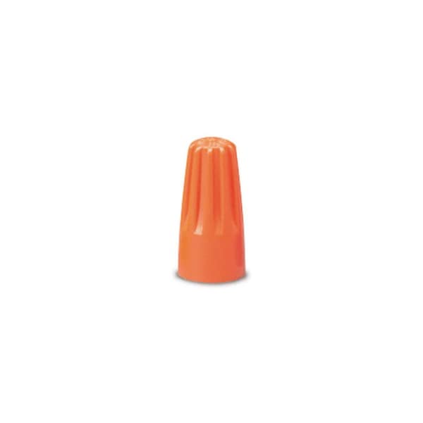 Gb WireGard -3 Wire Connector, 22 to 14 AWG, Steel Contact, Polypropylene Housing, Orange, 25PK 25-003 - main