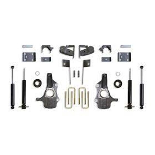 Whole-In-One 0.6 Lowering Spindle & Strut Kit for 2019 Plus Silverado & Sierra WH3647020 - main
