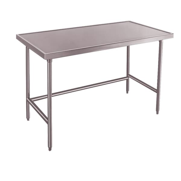 Advance Tabco Flat Top Work Prep Table TVSS-307 - main