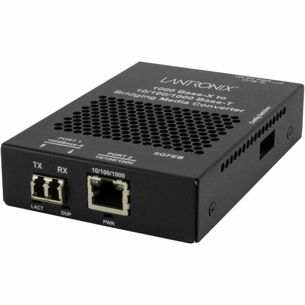 Transition Networks 10/100/1000B-T TO 1000BASE-SX MM LC WITH LA PWR SUPPLY SGFEB1039-130-LA - main