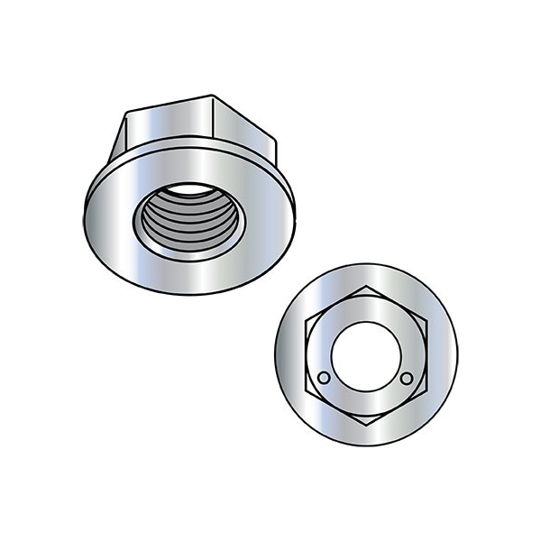 Zoro Select 5/16-18 No Serr Flang Nut Grd 5 Zinc, 2000Pk 31NRNS5 - main