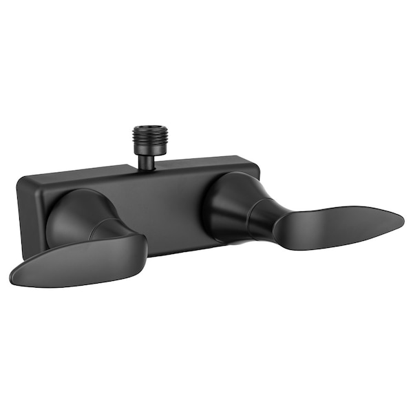Dura Faucet Used For Shower 2 Valve Single Piece Wall Mount Washerless Cartridge Valve DF-SA100LH-MB - main