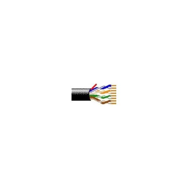 Belden 24-4P UTP-CMR SOL BC CAT5E, PO/PVC BLACK 1000FT RLX, 1000FT 1583A 010U1000 - main