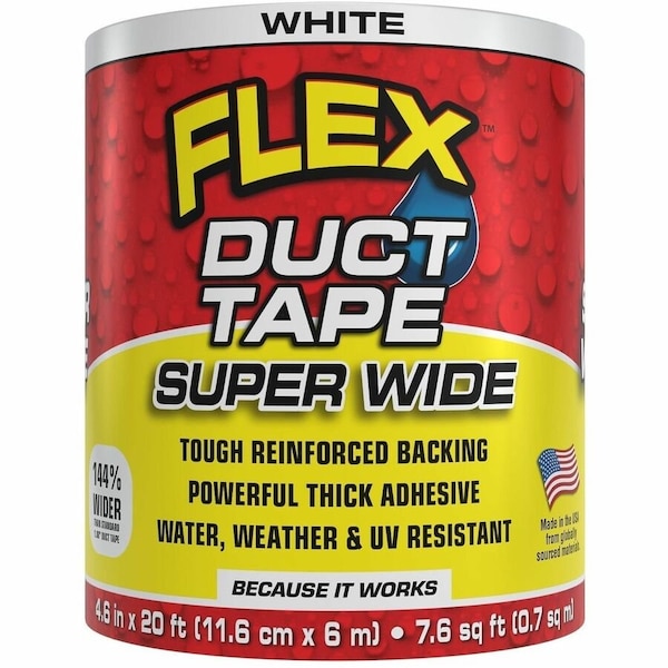 Flex Seal TAPE DUCT FLEX WHT 4.6INX20FT DTWHTR4620 - main