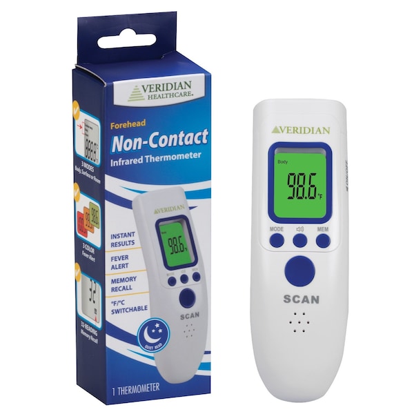 Veridian Healthcare Non-Contact Infrared Thermometer 09-183 - main