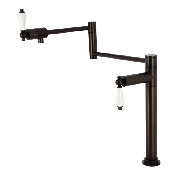 Kingston Brass Deck Mount Pot Filler Faucet, Oil Rubbed Bronze KS4705PL - main