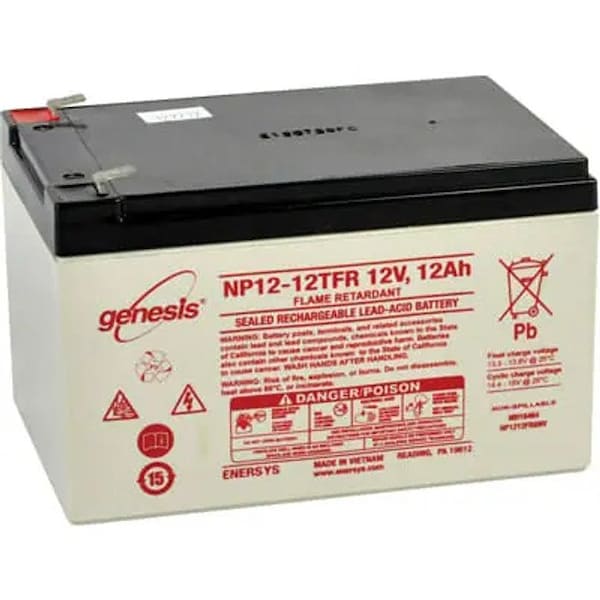 Enersys Shoprider Scootie Jr Replacement Wheelchair Scooter Battery 12V 12Ah - NP12-12TFR - main