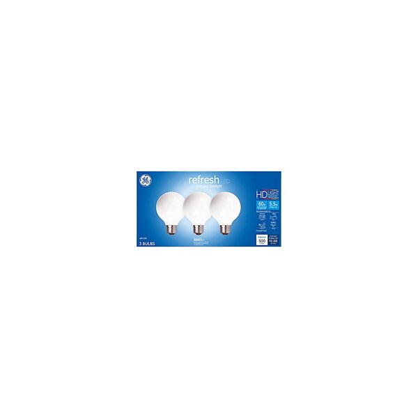 Current LED Globe Light Bulbs, DayGlobe Light, 500 Lumens, 5.5-Watts, 3PK 43317 - main