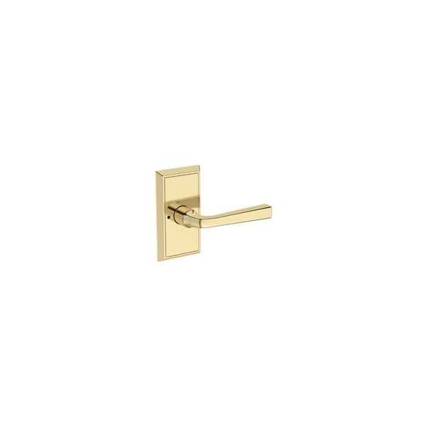 Baldwin Residential Door Levers Privacy Right Hand Non-Lacquered Brass PVKINHFR031 - main