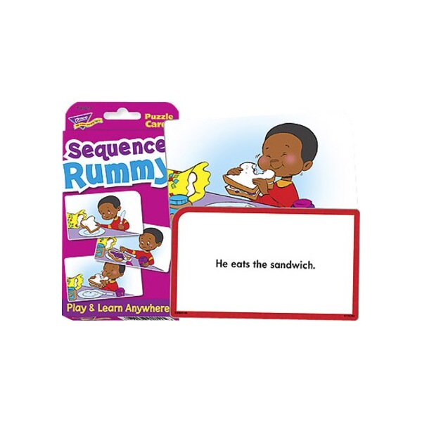 Trend Enterprises Sequence Rummy Challenge Cards®, PK6 T24011 - main