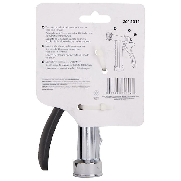 Landscapers Select Spray Nozzle, Female, Metal, Silver, Chrome YM700613L - main