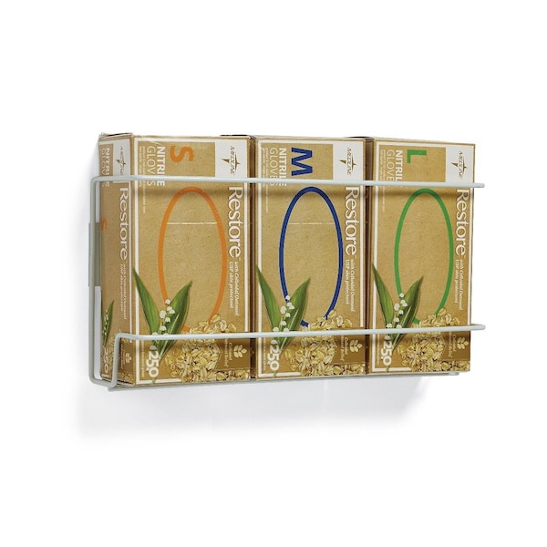 Medline Universal-Mount Wire Triple Glove Box Holder, 6PK MDS193094U - main
