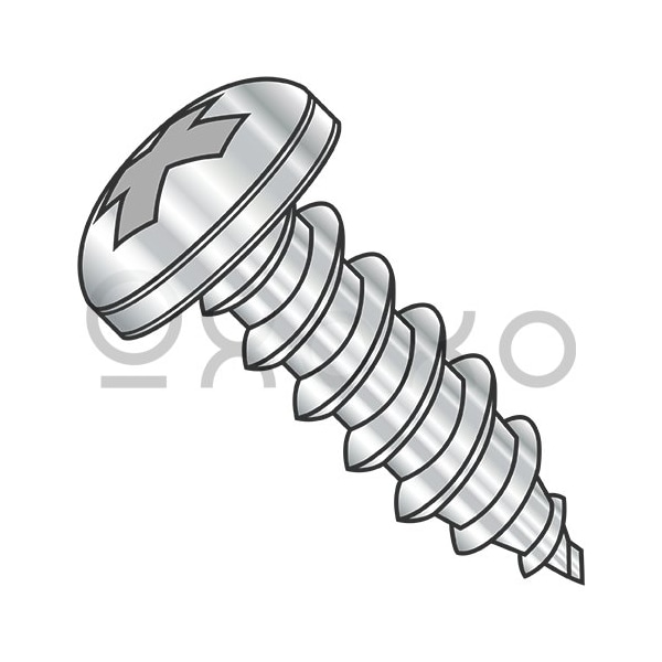 Oxoxo 2-32X5/16 MS51861-C Military Phillips Pan Type AB Sheet Metal Screw 410StainlessSteel, 4000PK 524097 - main