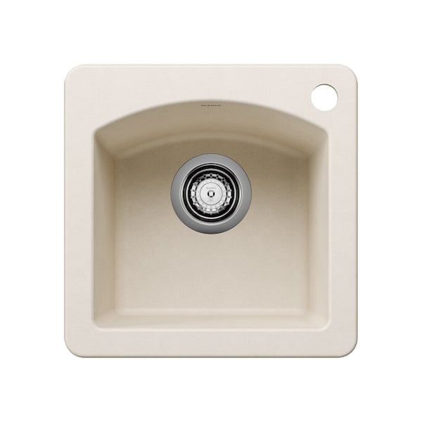 Blanco Diamond Bar Sink Dual Deck, Soft White 443070 - main