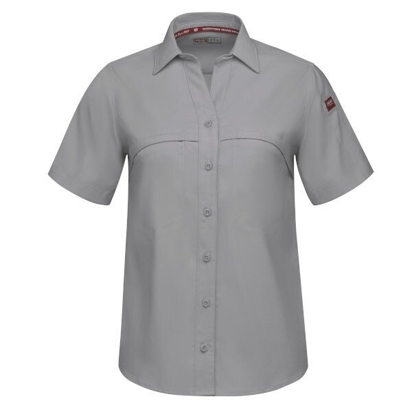 Red Kap Men's Work Shirt, Gray, S TSW1GV - main