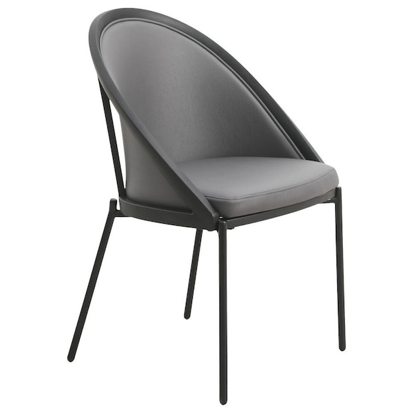 Leisuremod Urbane Collection Modern Dining Chair in Charcoal UC21CH - main