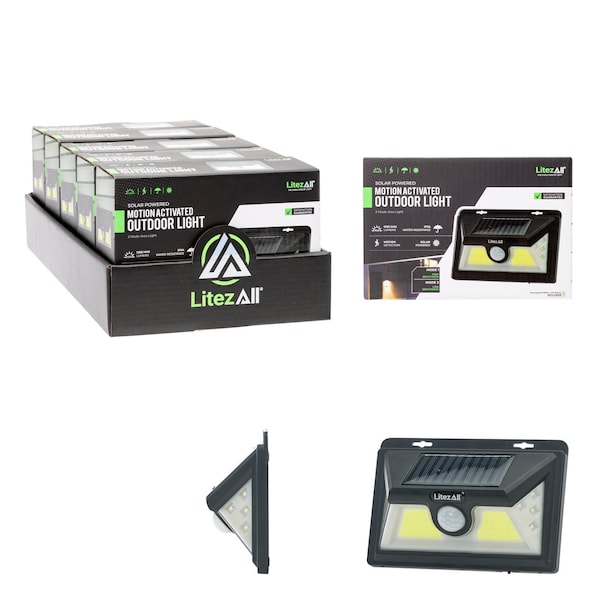 Litezall 1500 Lumen Solar Security Light LA-SLRSEN1.5K-5/20 - main