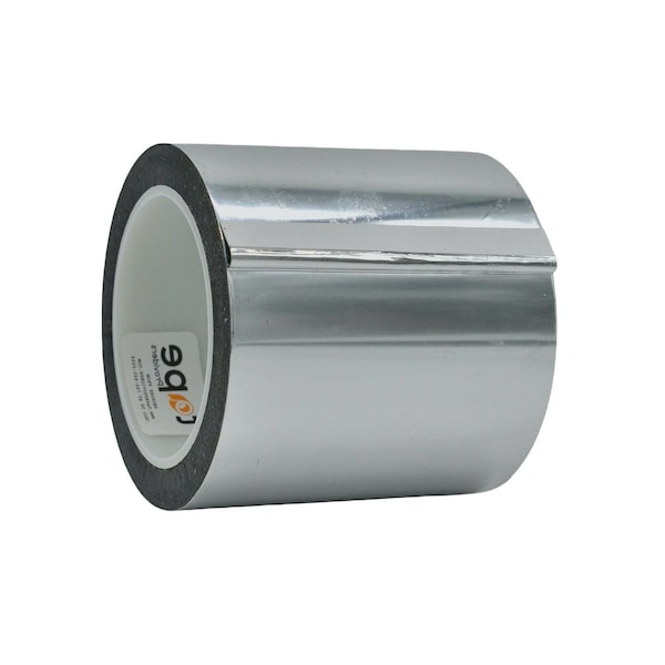 Wod Tape MPFT1 Metalized Polyester Mylar Film Tape Silver: 4 in. x 72 yds, 12PK WOD MPFT1-04000-12-72-SIL - main