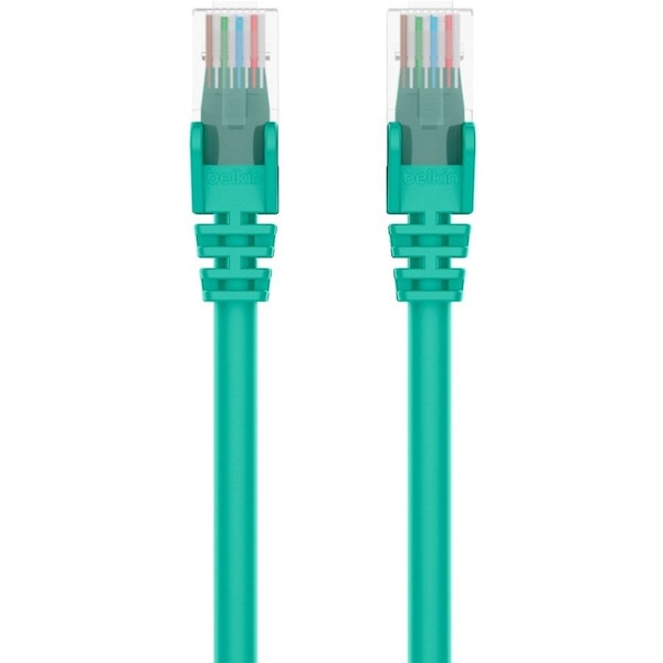Belkin Patch Cable - Rj-45 (M) - Rj-45 (M) - 15 Ft - Utp - ( Cat 5E ) - Green A3L791-15-GRN-S - main