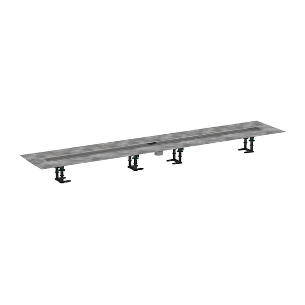 Hansgrohe RainDrain 2" outlet 59 1/8 " (1500mm) in Brushed Stainless Steel 56113181 - main