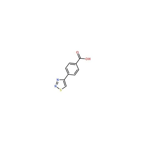 Ak Scientific 4-(1, 2, 3-Thiadiazol-4-yl)benzoic acid (100mg), CAS 187999-31-1 Z2006-100mg - main