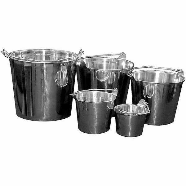Jorgensen Laboratories Jorvet Stainless Steel Pail, 64oz J0805A - main