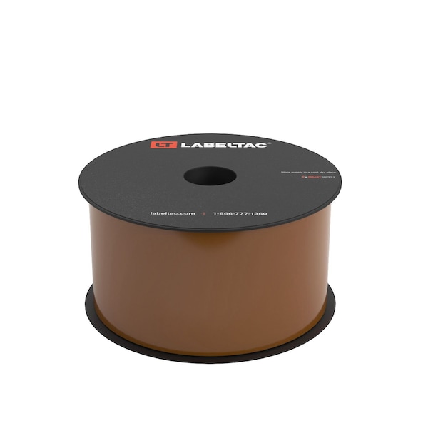 Labeltac LabelTac 4 and Pro Model High Performance 10-Year Vinyl Supply 2.5in x 150ft, Brown LT2510HP - main