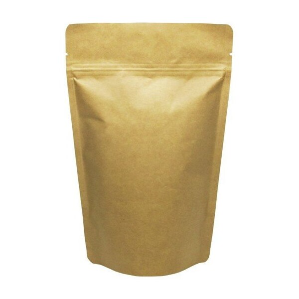 Sealer Sales 4oz 110g Stand Up Zip Pouches, Black Kraft, 100PK MUB4Z13-NZ-100 - main