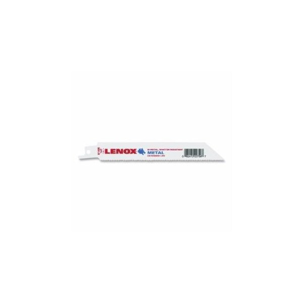Lenox Metal Cutting Reciprocating Saw Blade, 6 in, 14 TPI, 0.035 in Thick 433-22756OSB614R - main