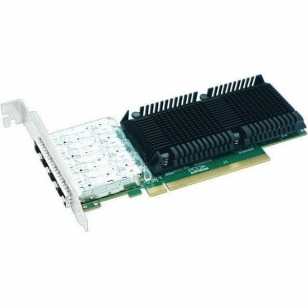 Axiom PCIe 4.0 x16 25Gbs Fiber Network Adapter PCIE4-4SFP28-AX - main