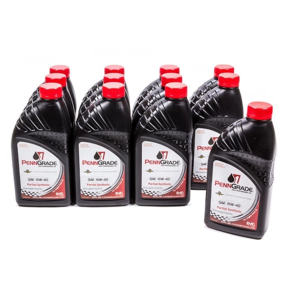 Penngrade Motor Oil 71586 1 qt. 15W40 Partial Synthetic Racing Oil, Case of 12, 12PK BPO71586-12 - main