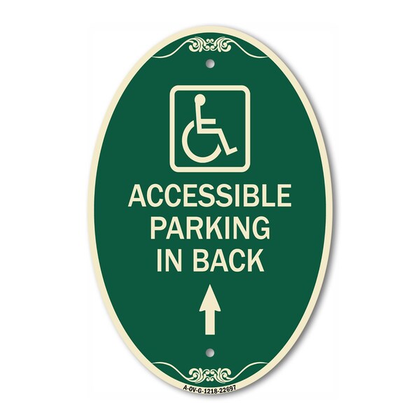 Signmission With NY - Approved Isa Symbol Accessible Park, 12 In X 18 In Architectural, Heavy Gauge Aluminum A-OV-G-1218-22697 - main