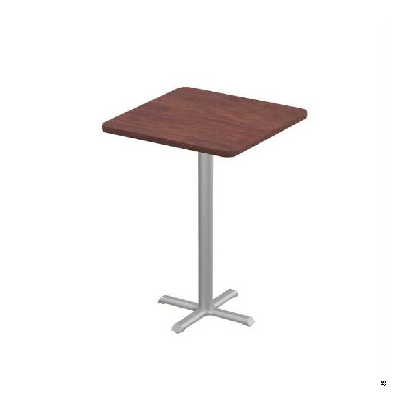 Correll Square Cafe Table, 30 in W, 30 in L, 42 in H, Particleboard Top, Mahogany SXB30S-20-98-20 - main