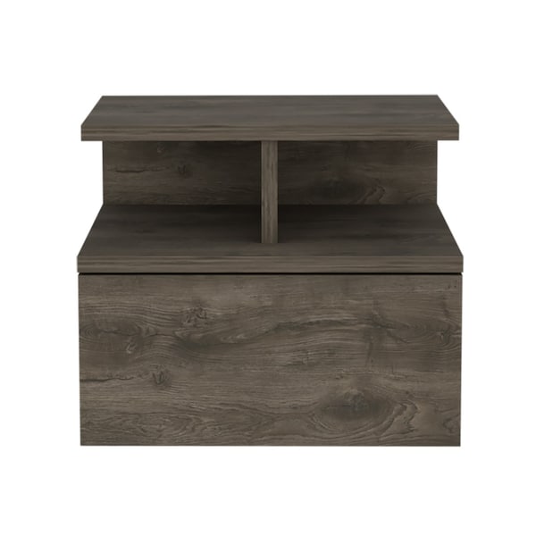 Homeroots 12" Brown Wood One Drawer Nightstand 529079 - main