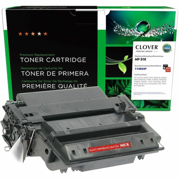 Clover Imaging Group Imaging Remanufactured High Yield MICR Toner Cartridge 114804P - main
