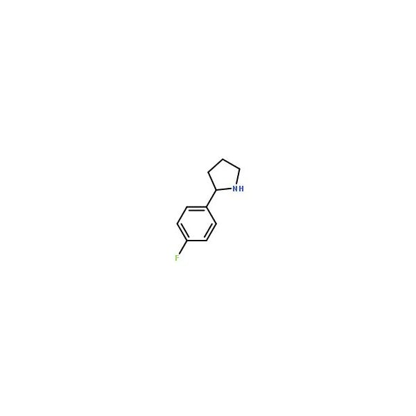 Ak Scientific 2-(4-Fluorophenyl)-pyrrolidine HCl (1g), CAS 72216-06-9 1595AP-1g - main