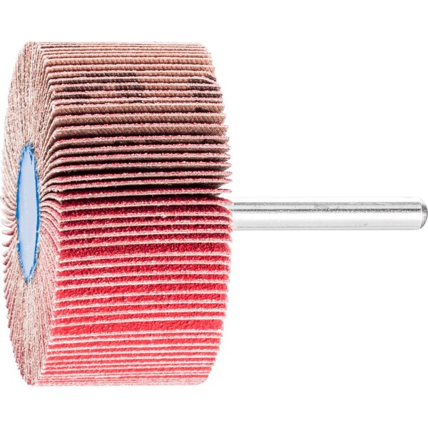 Pferd 2-1/2'' x 1'' Mounted Flap Wheel - 1/4'' Shank - Ceramic oxide - 120 Grit 45437 - main