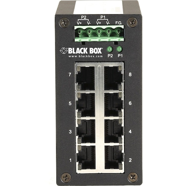 Black Box BLACK BOX Ethernet Switch 8-Port Unmanaged LGH008A - main