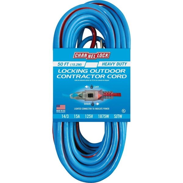 Channellock 50 Ft. 14/3 Extension Cord LKJTW143-50BR2 - main